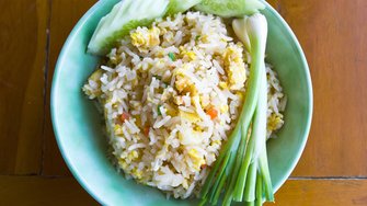 White rice is quite low on potassium.